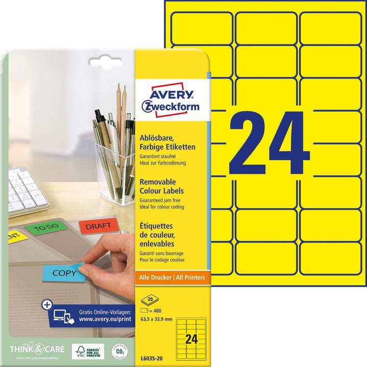 Produktbild Avery Organisations-Etiketten