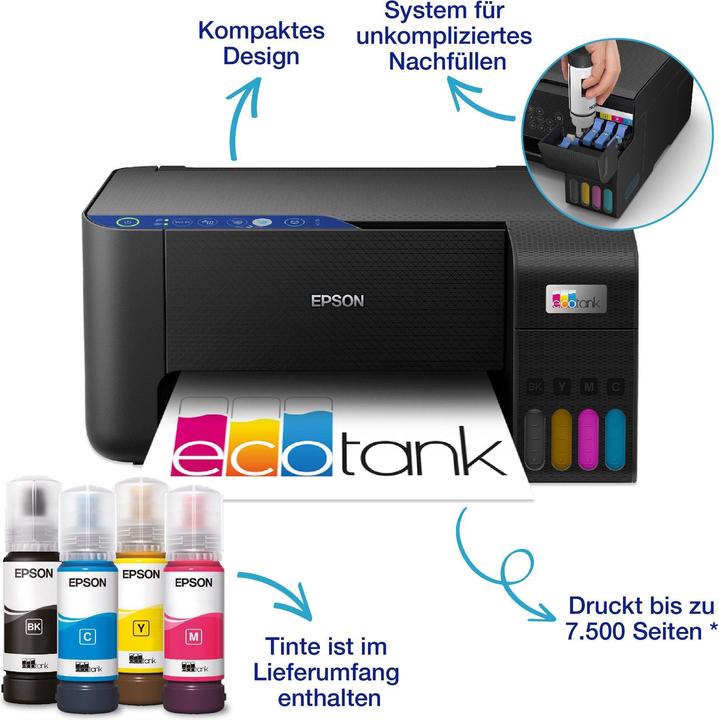 Actual product image Epson EcoTank ET-2811 (Ink tank, Colour)