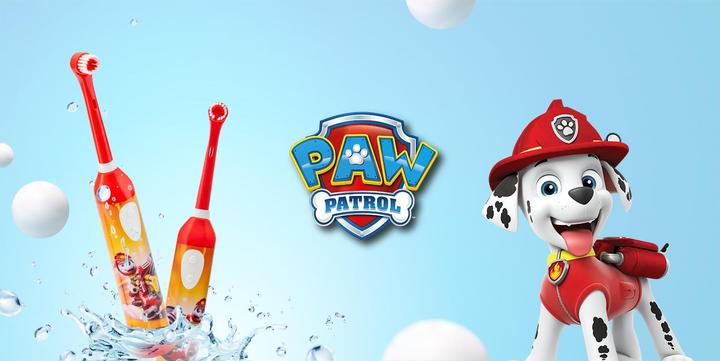 Actual product image Huslog Paw Patrol Kids' Oscillating Toothbrush MOTO Red (Oscillating toothbrush)