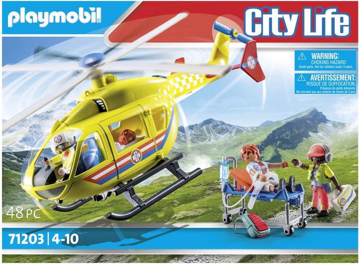 Immagine prodotto Playmobil Elicottero di salvataggio (71203, Playmobil City Life)