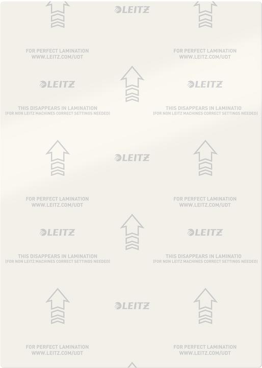 Actual product image Leitz Laminating film (A3, 25 Piece, 80 µm)