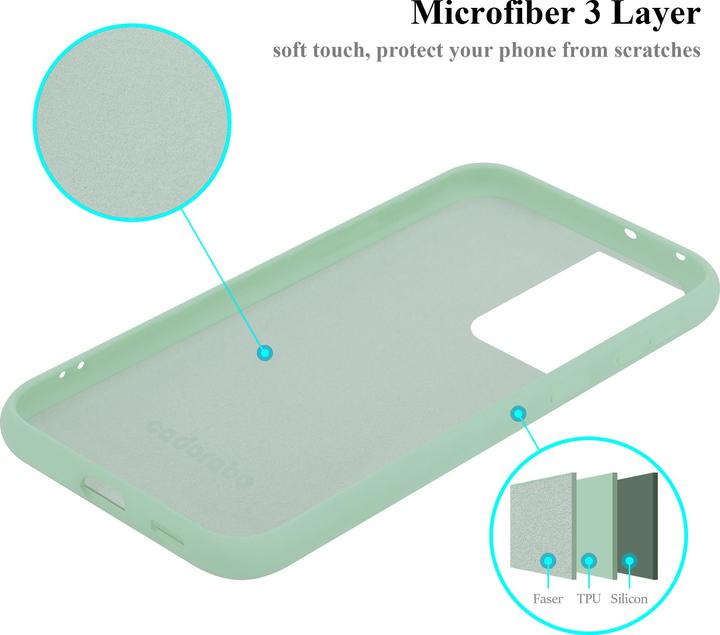 Immagine prodotto Cadorabo Copertura della cassa del silicone liquido TPU (Samsung Galaxy S21 Ultra)