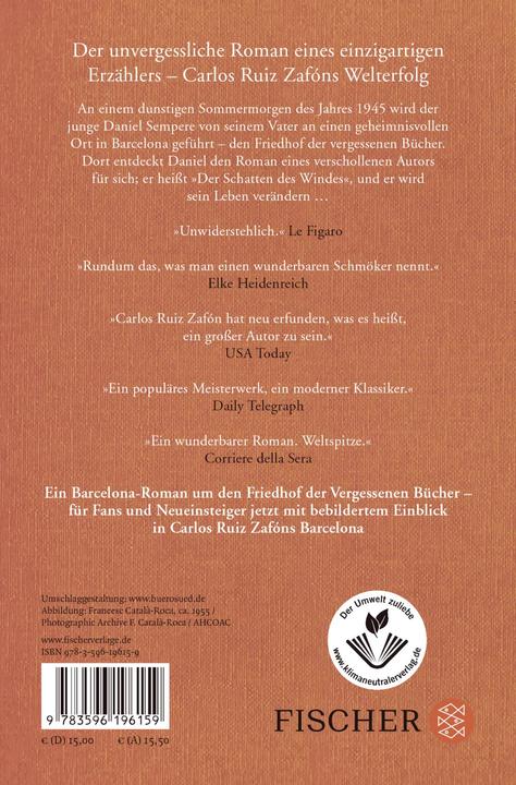 Actual product image Der Schatten des Windes (German, Carlos Ruiz Zafón, 2013)