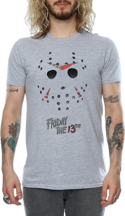Produktbild Absolute Cult Jason Hockey Mask TShirt (S)