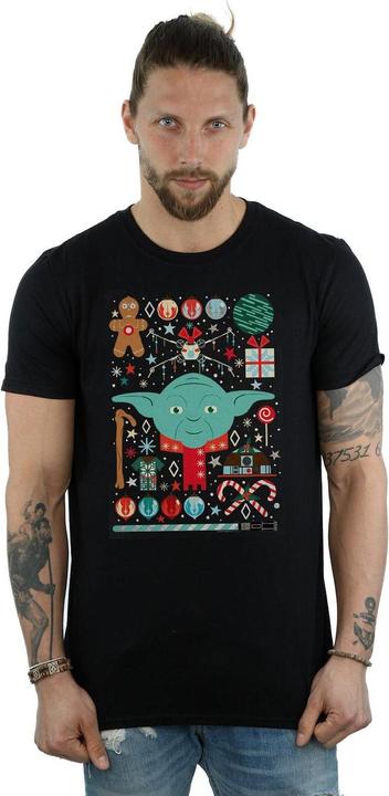 Produktbild Star Wars Yoda Christmas TShirt (M)