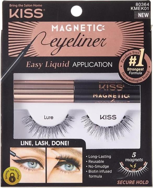 Actual product image KISS Magnetic (Magnetic Eyeliner & Lash Kit) - Variant: Lure (Artificial eyelashes)