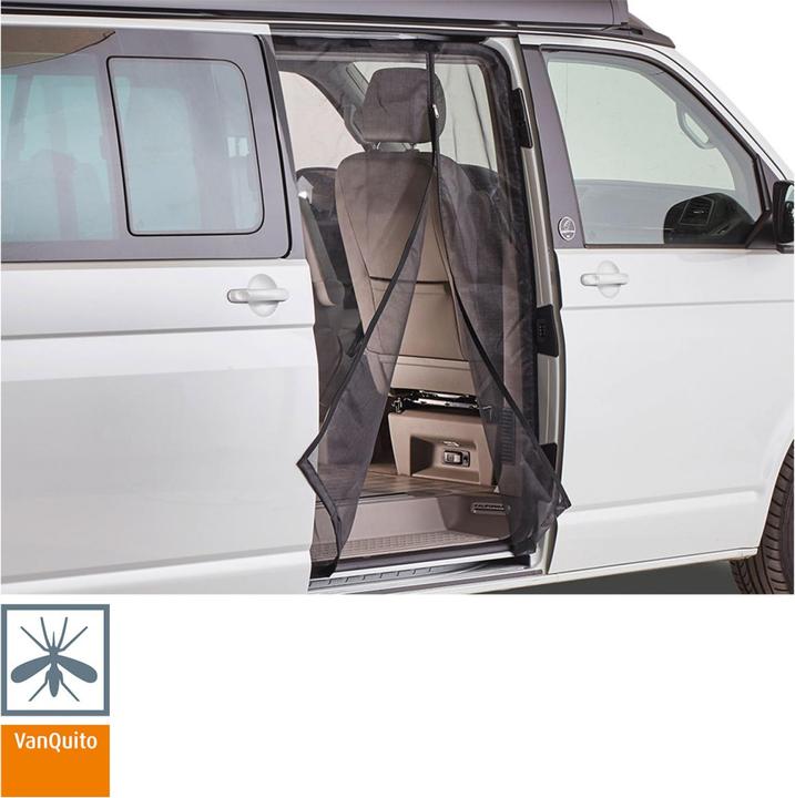 Actual product image VanQuito Mosquito net T5-T6.1 sliding door fine mesh
