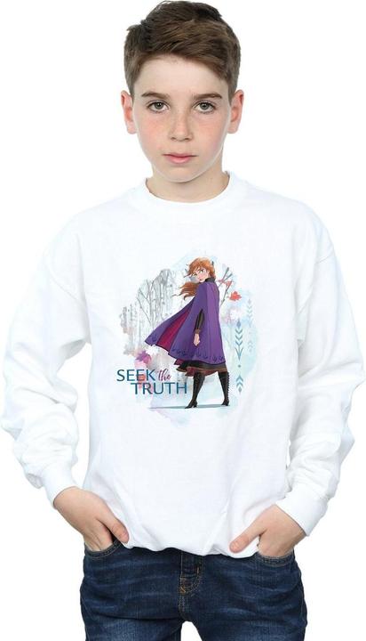 Actual product image Disney Boys Frozen 2 Anna Seek The Truth Sweatshirt (128)
