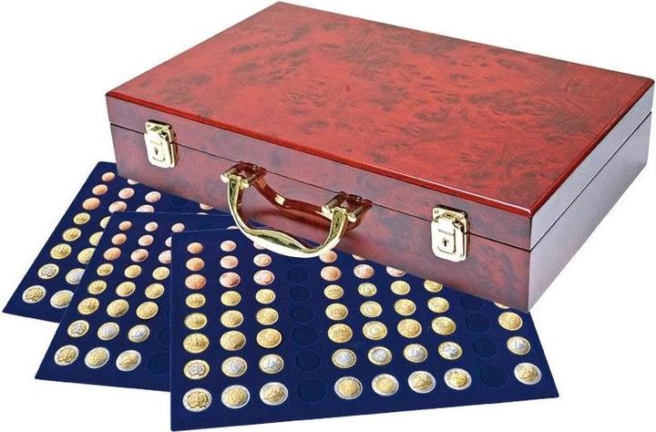 Actual product image Safe Lacquered wood case fdiv. coins