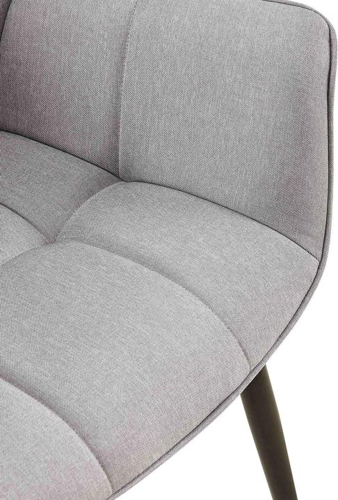 Produktbild Swisshandel24 Esszimmerstuhl Roseville Stoff, grau