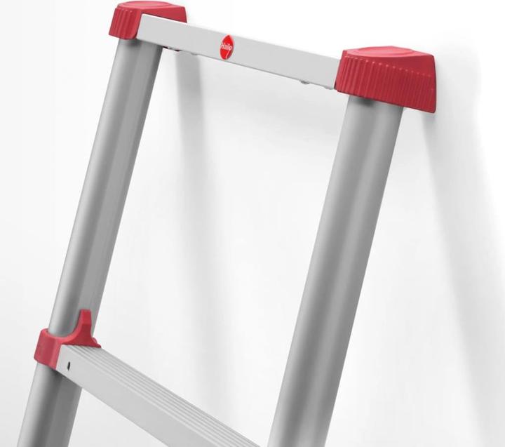 Actual product image Hailo FlexLine, aluminium safety telescopic ladder, 9 rungs (Single ladder, 264 cm)