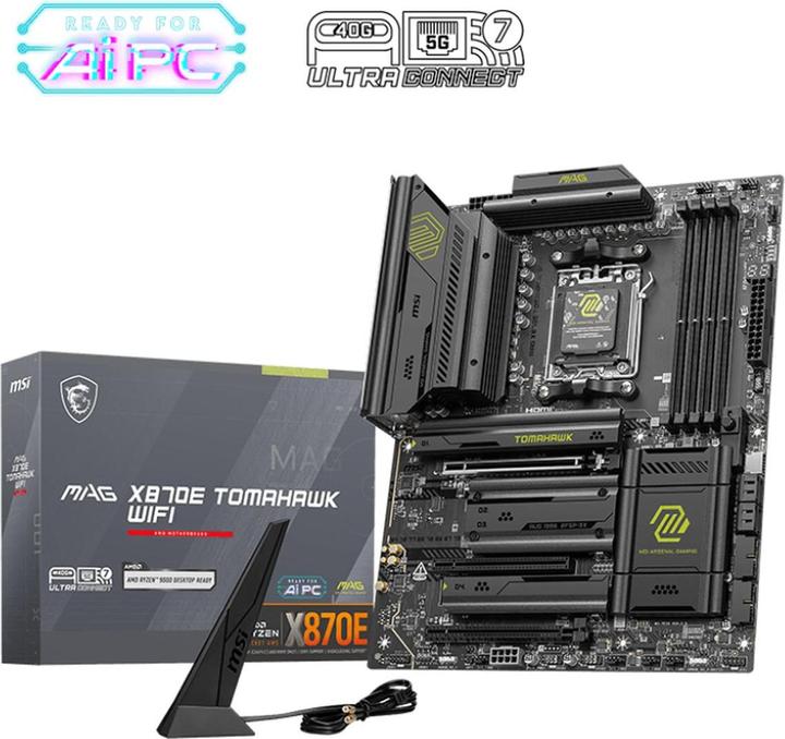Image du produit MSI MAG X870E TOMAHAWK WiFi (AM5, AMD X870E, ATX)