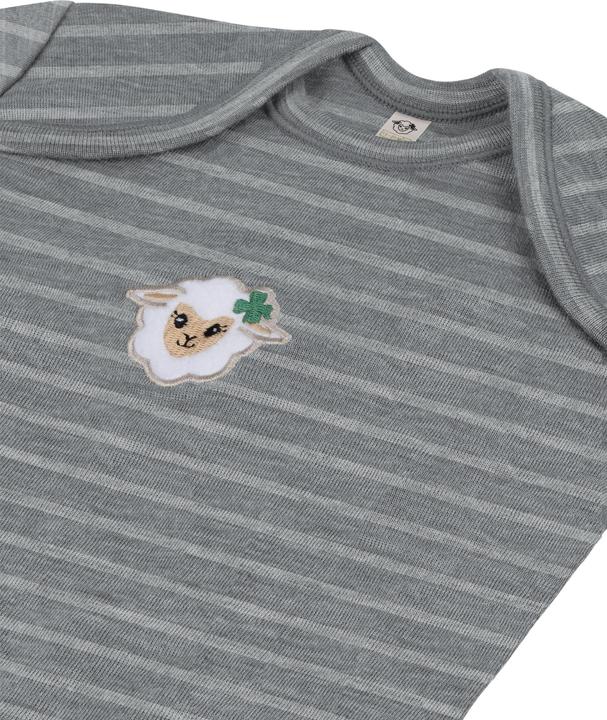 Actual product image Normani Set of 2 baby merino bodysuit short sleeves "Tauranga" - 9289 (98)