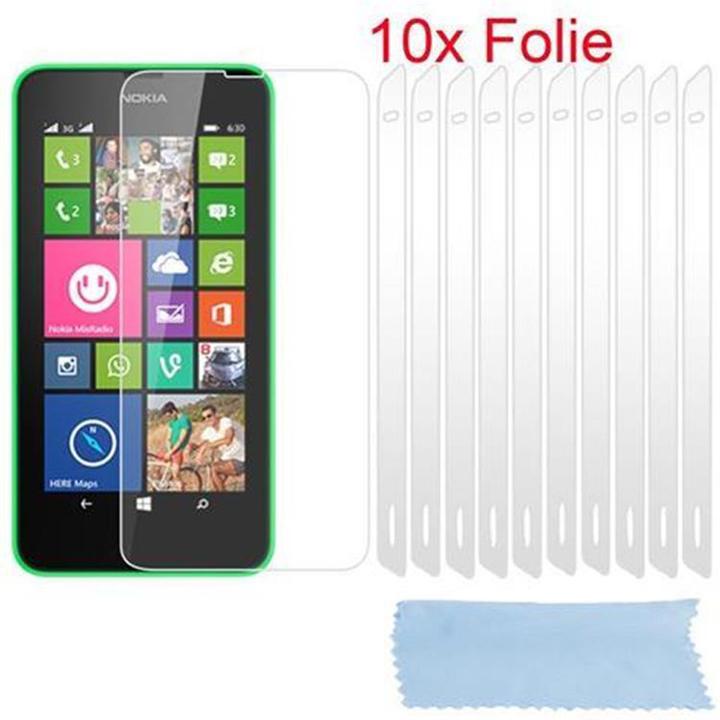 Immagine prodotto Cadorabo 10x pellicola protettiva (1 Pezzo/i, Nokia Lumia 630, Huawei Y635)
