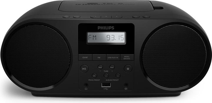 Philips Radio/CD-Player TAZ5000/10 Schwarz, Radio Tuner: FM (FM, Bluetooth)