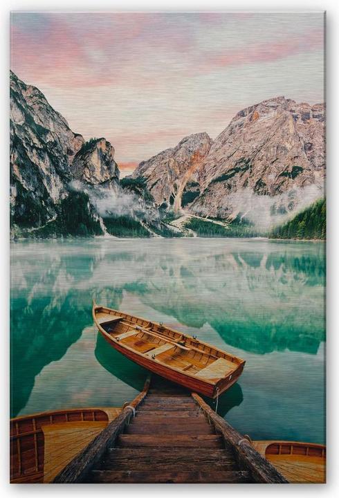 Actual product image Trenddeko Lago di Braies (70 x 100 cm)