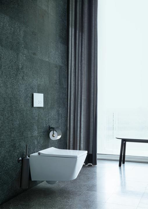 Produktbild Duravit Bürstengarnitur Starck T wandhängend schwarz matt