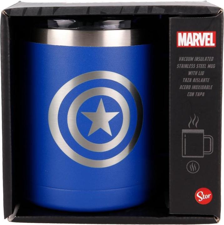 Image du produit Stor Marvel - Gobelet isotherme en acier inoxydable, 380 ml (0.38 l)