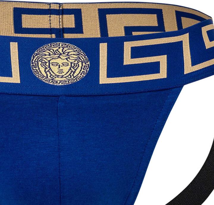 Produktbild Versace Underpants Jock Strap Jersey Topeka Bi-Stretch Cotton Organic New Logo (M, Einzelpack)