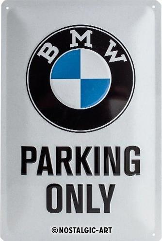 Produktbild Nostalgic-Art Merchandising Schild BMW Parking Only 20 x 30 cm, Metall (20 x 30 cm)