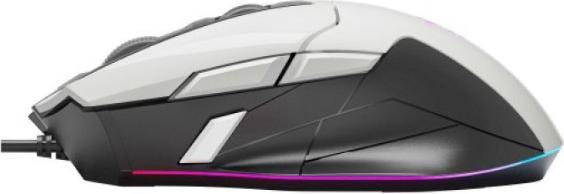 Actual product image A4Tech Bloody W70 Max Activated, RGB podsvícená herní myš, 12000 DPI, USB, bílá (Cable)