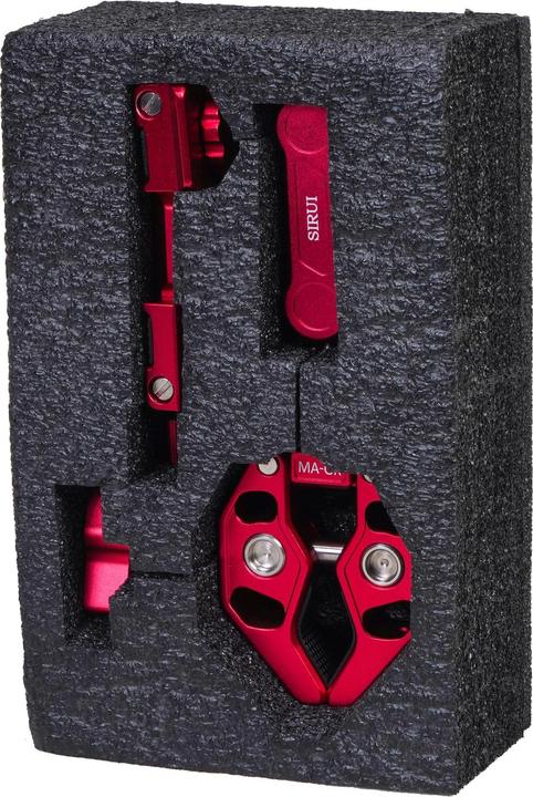 Productafbeelding Sirui MA-GR Afvalklem met Magische Arm en Smartphonehouder Rood (Statiefklem)