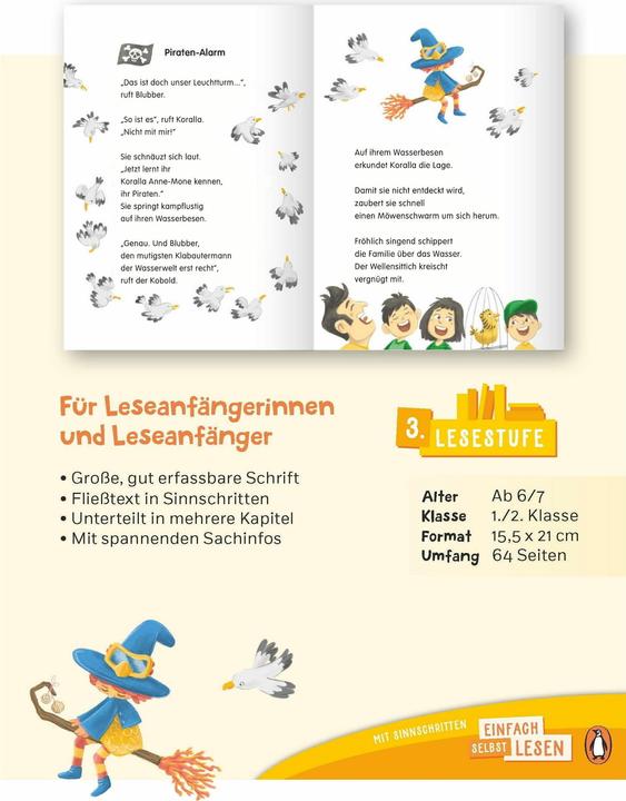 Image du produit Penguin JUNIOR – Einfach selbst lesen Koralla, die Meerhex (Allemand, Usch Luhn, 2024)