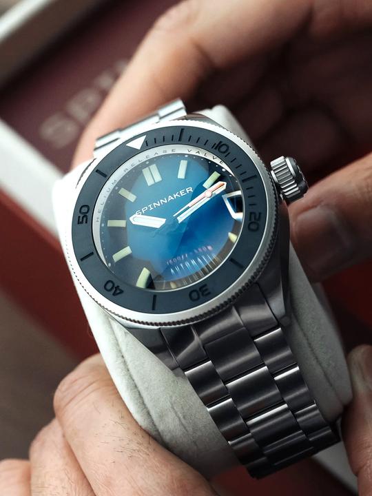 Image du produit Spinnaker SP-5098-22 Picard Dark Cerulean Montre de plongée automatique 45mm 55ATM (Montre de plongée, 45 mm)