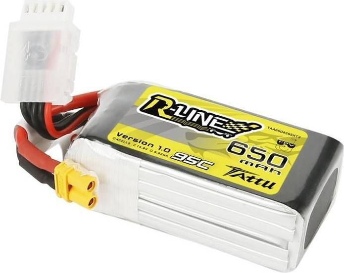 Produktbild Tattu Modellbau-Akkupack (LiPo) 14.8 V 650 mAh Zellen-Zahl: 4 95 C Softcase XT30 (14.80 V, 650 mAh)