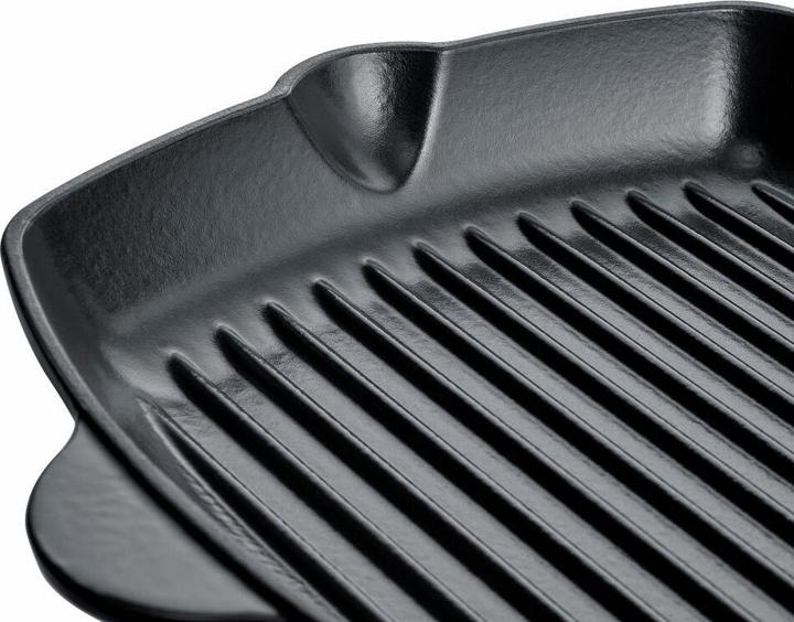 Image du produit Berndes Poêle à griller B.IRON Fonte carrée 27 x 27 cm avec contre-poignée INDUCTION (Poêle à grillades, Fonte)