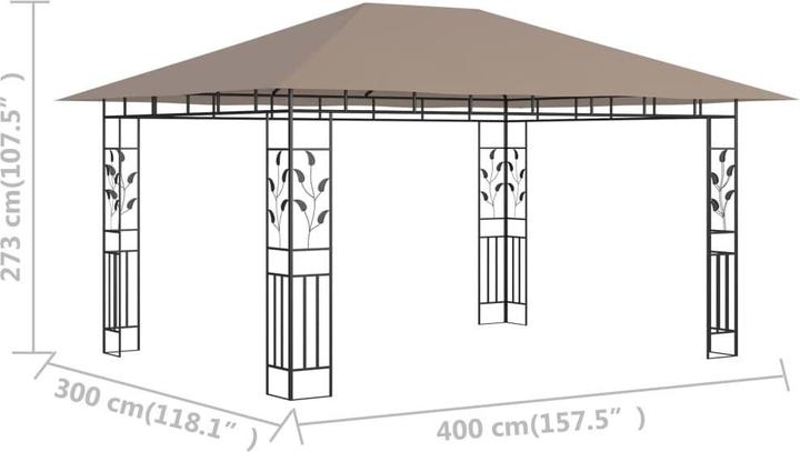 Actual product image VidaXL Shinoda (400 cm, 300 cm)