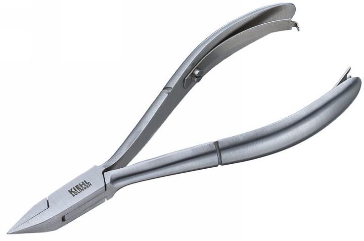 Produktbild Kiehl Mini Eckenzange silber 10cm, Triangelschneide