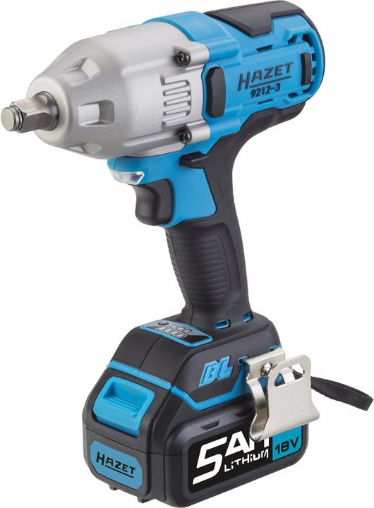 HAZET Avvitatore ad impulso a batteria 9212-3 ∙ Coppia massima di disserraggio: 700 Nm ∙ Attacco qu… (Batteria ricaricabile)