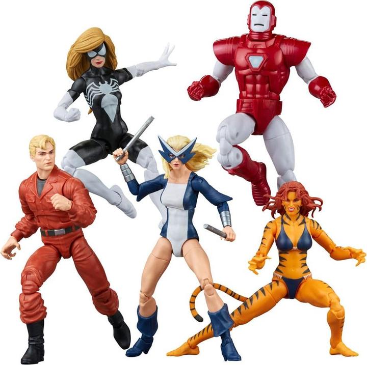 Immagine prodotto Hasbro Marvel Legends confezione da 5 action figures The West Coast Avengers Exclusive da 15 cm