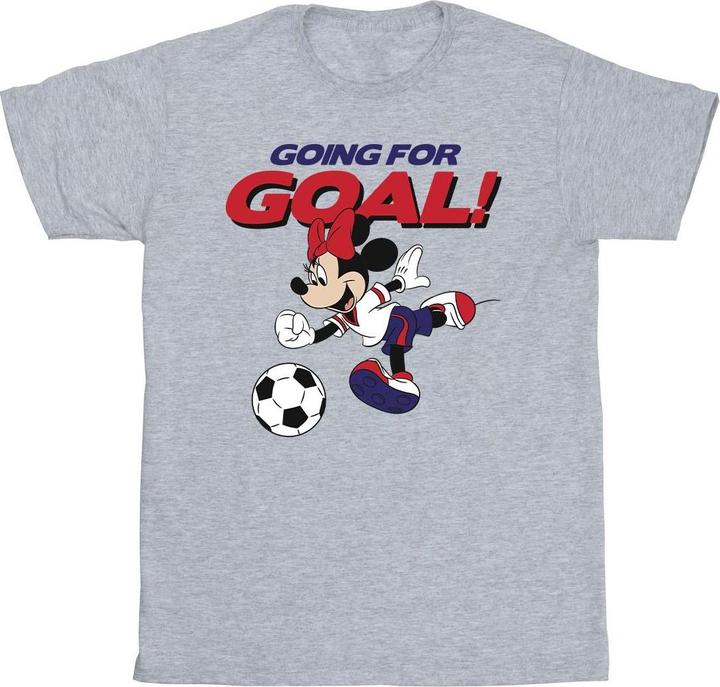 Actual product image Disney Mens Minnie Mouse Going For Goal T-Shirt (L)