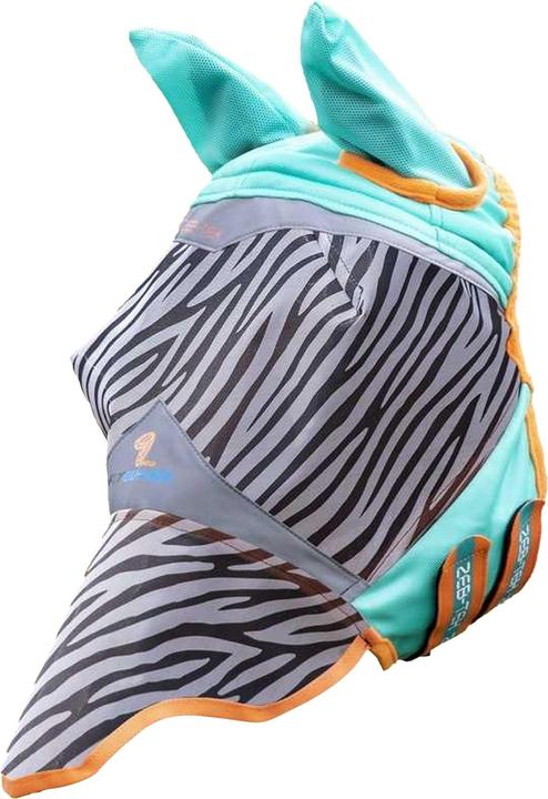 Actual product image Shires Horse fly mask Zebtek