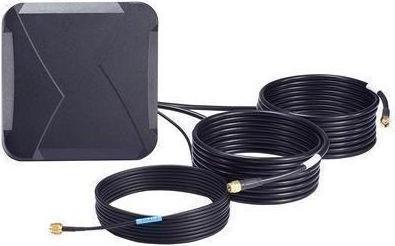 Actual product image Moxa MAT-5G-PA-SM-3-06-3M - 6 dBi MIMO panel antenna with 3 SMA (male) connectors for cellular and GNSS a (GPS, 5G, GSM)