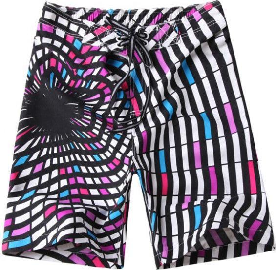 Hermex Stylische Surfer Badehose Badeshorts Short Hose / Grösse L (L)