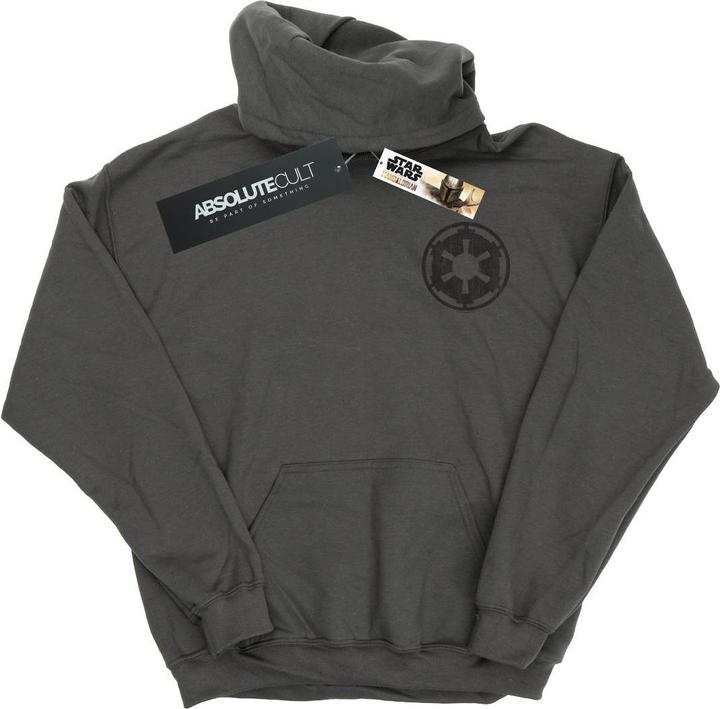 Produktbild Star Wars The Mandalorian Galactic Empire Insignia Breast Print Kapuzenpullover (M)