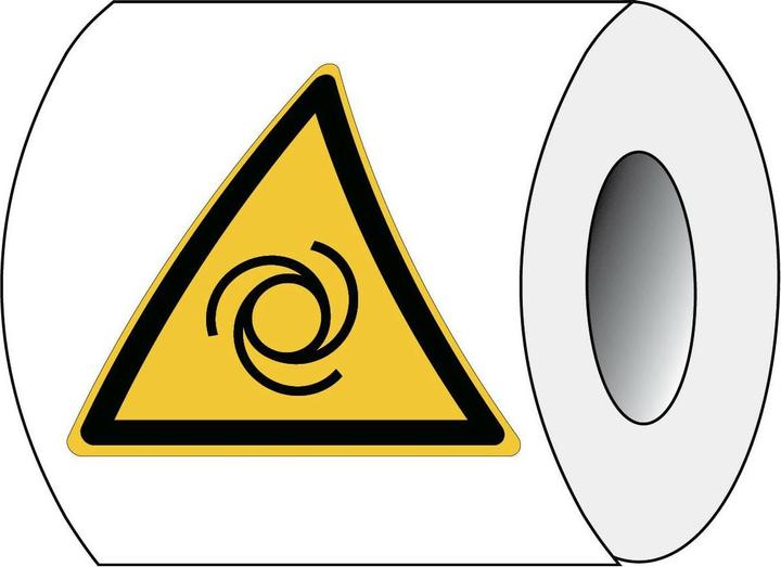 Actual product image Brady ISO 7010 PIC W018 B-7541 ISO safety labelling - Warning against automatic start-up L