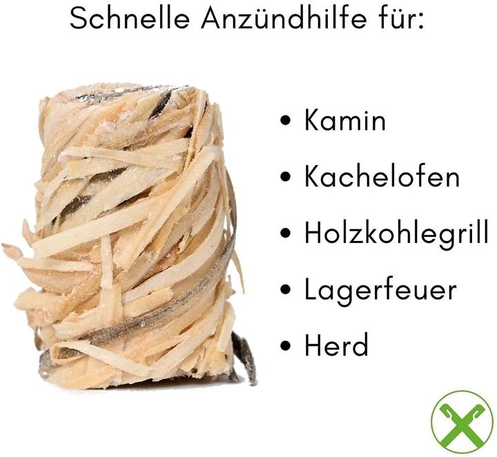 Produktbild Raiffeisen-Waren Feuerbällchen zum Anzünden von Kachelofen, Kamin-2,5 kg Schachtel ca. 200 Stück