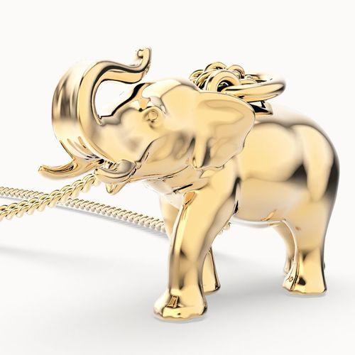 Produktbild MTM Elephant Necklace (18k Gold, Messing, 43 cm)