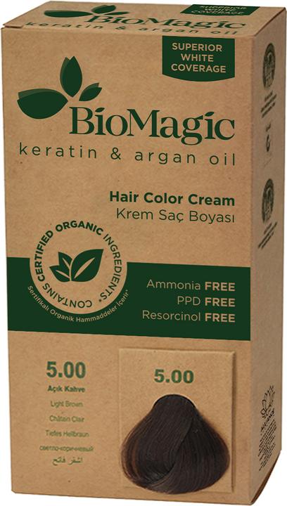 Biomagic Haarfarbe hellbraun (5,00) 250 g - Biomagisch (5,00)