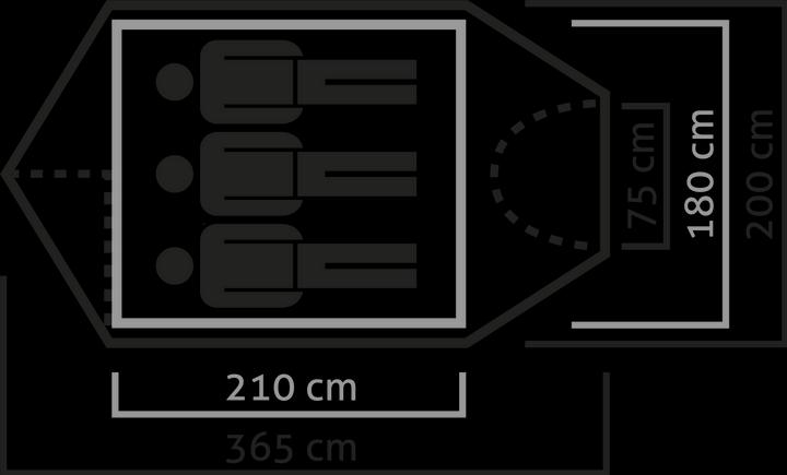 Immagine prodotto Salewa Sierra Leone (Tenda a cupola, 3.40 kg, 3 persone)