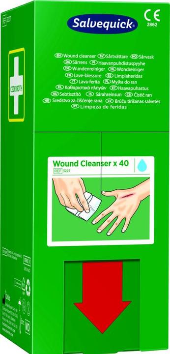 Produktbild Salvequick Wundreiniger sterile physiologische Kochsalzlösung (40 x)
