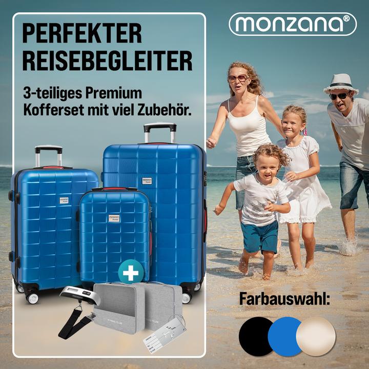 Immagine prodotto Monzana Set di 3 custodie rigide con chiusura TSA
