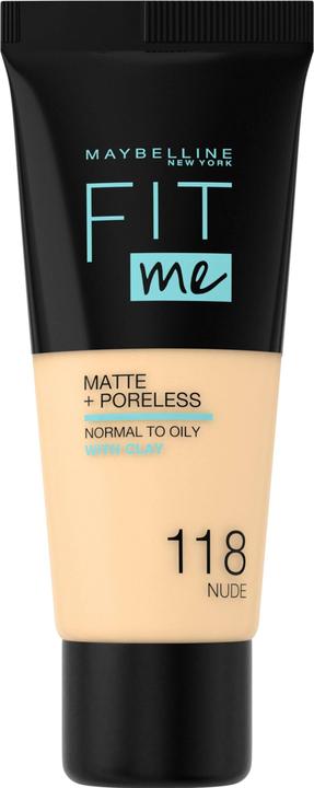 Maybelline New York Fit me! Matte&Poreless (118 Nude)