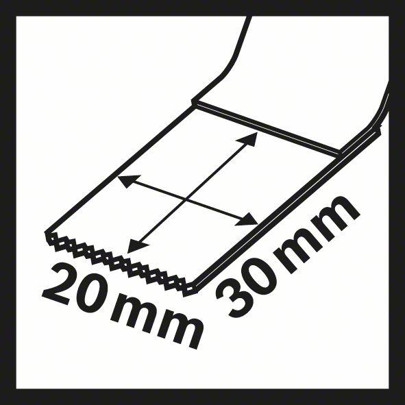 Actual product image Bosch Professional Zubehör Bimetal immersion saw blade 20 mm