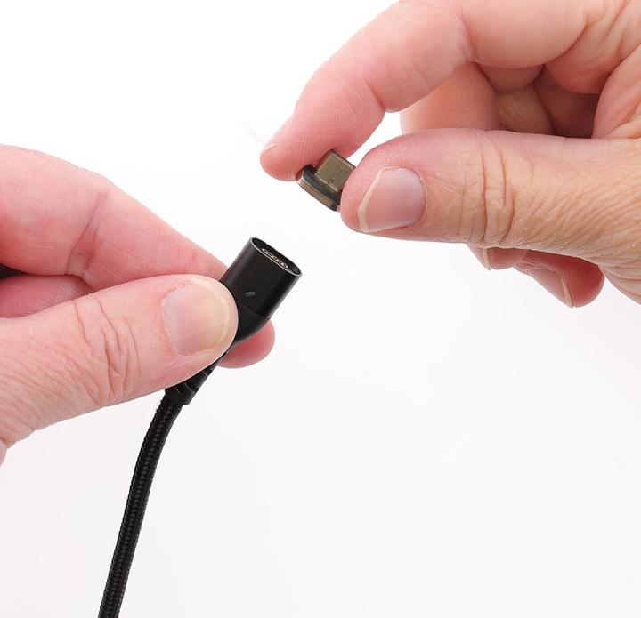 Actual product image Brodit Charging Cable With magnetic (2 m, USB 2.0)