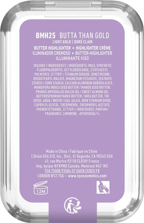 Produktbild NYX Professional Make-Up Nyx Highlight Contour (25, butta than gold, Highlighter)